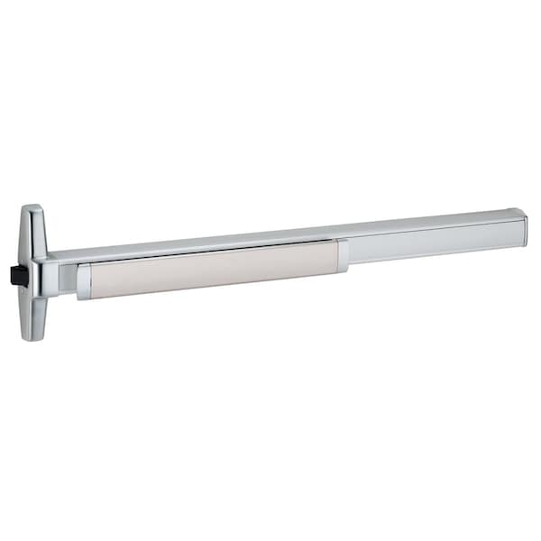 Rim Exit Device, Exit Only, No Trim, Quiet Electronic Latch retraction, Request to Exit Switch